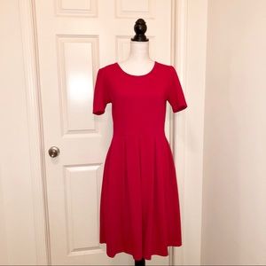 LuLaRoe Red Amelia Dress With Pockets Size XL